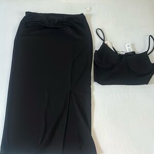Skirt and matching top size M new